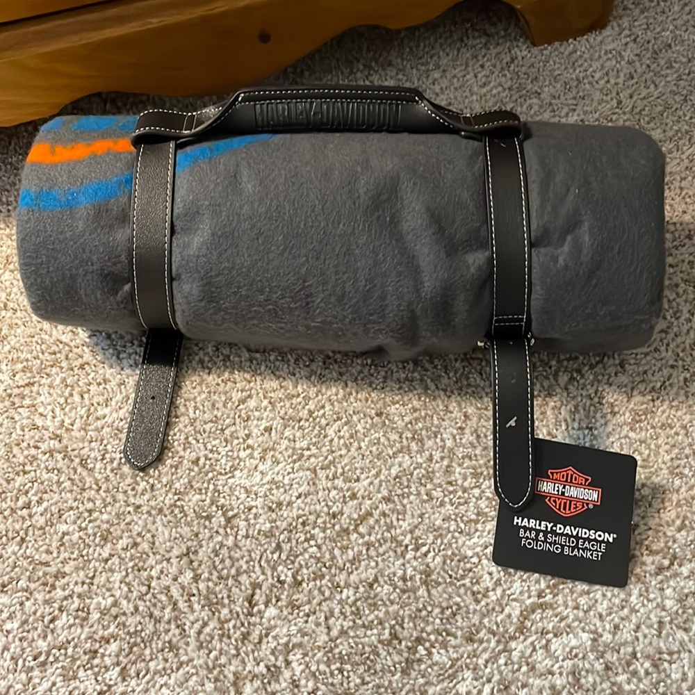 New Harley Davidson bar&shield eagle blanket